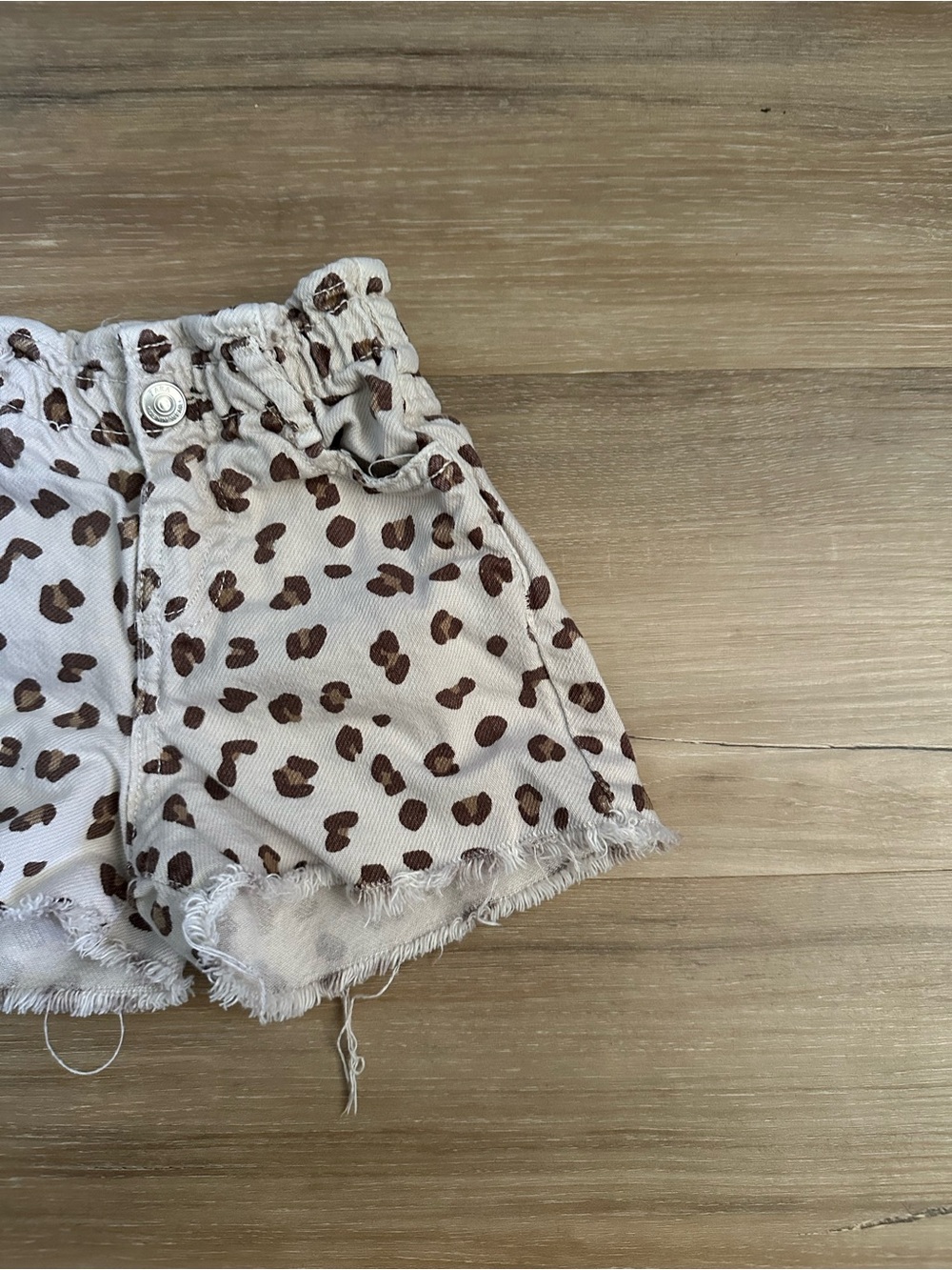 Zara Leopard Print Cheetah Print Shorts